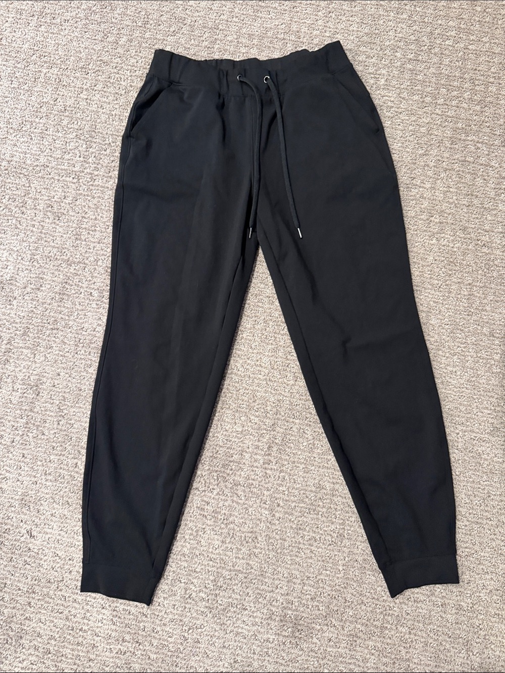90 Degree By Reflex Black Jogger Sweatpants with Drawstring
